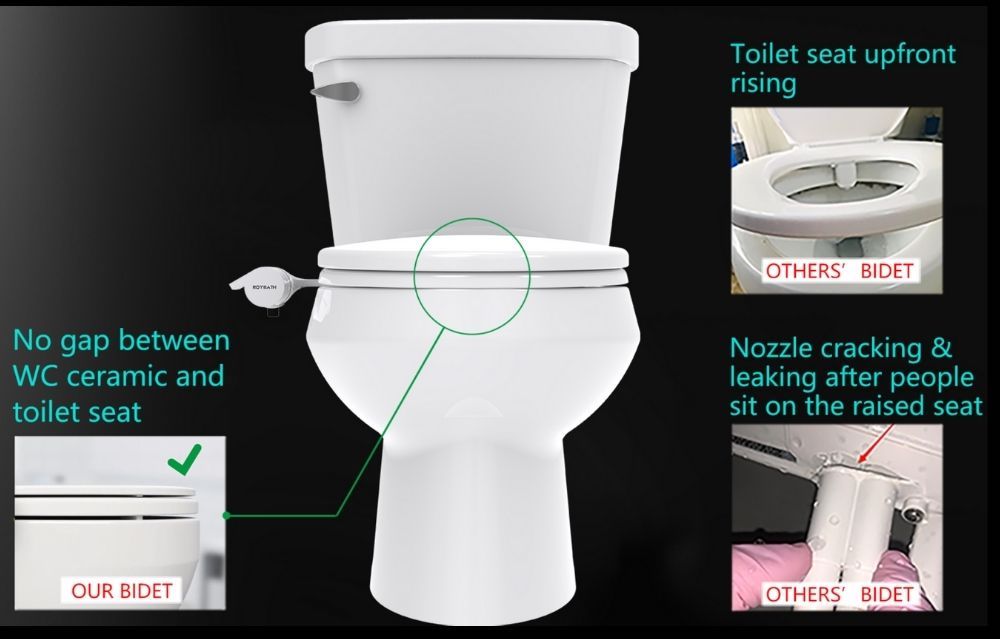 Bidet Toilet Seat Non Electric: image 2