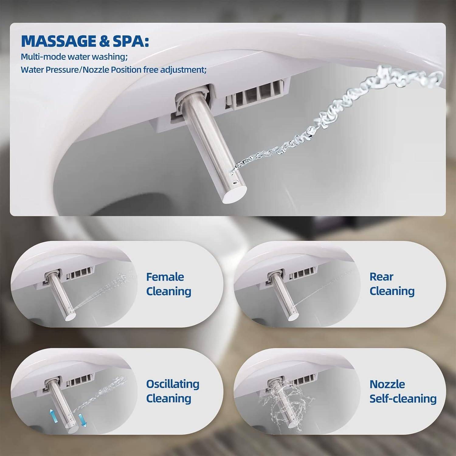 Bidet Toilet With Heated Seat: image 4