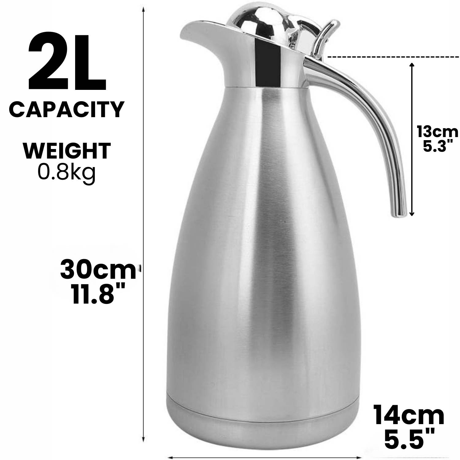 Vacuum Thermos Flask Jug: image 3